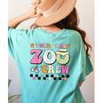 Field Zoo Trip Shirt For Teacher Second Grade Crew Women's Comfort Colors T-Shirt Back Print Chalky Mint Field Zoo Trip Shirt For Teacher Second Grade Crew Women's Comfort Colors T-Shirt Back Print Chalky Mint