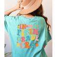 In My Fifth Grade Era 5th Grade Teacher Back To School Women's Comfort Colors T-Shirt Back Print Chalky Mint