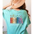 Floral Books Never Underestimate A Public School Teacher Women's Comfort Colors T-Shirt Back Print Chalky Mint Floral Books Never Underestimate A Public School Teacher Women's Comfort Colors T-Shirt Back Print Chalky Mint