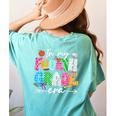 In My Fourth Grade Era 4th Grade Girl Teacher Back To School Women's Comfort Colors T-Shirt Back Print Chalky Mint