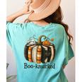 Fun Fall Book Lover Cute Teacher Student Halloween Women's Comfort Colors T-Shirt Back Print Chalky Mint Fun Fall Book Lover Cute Teacher Student Halloween Women's Comfort Colors T-Shirt Back Print Chalky Mint