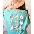 Ghost Speech Therapy Teacher Spooky Season Halloween Women's Comfort Colors T-Shirt Back Print Chalky Mint Ghost Speech Therapy Teacher Spooky Season Halloween Women's Comfort Colors T-Shirt Back Print Chalky Mint