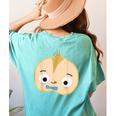 Good Egg Teacher Halloween Costume Group The Cool Bean Women's Comfort Colors T-Shirt Back Print Chalky Mint