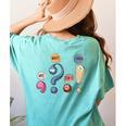 Grammar Teacher Punctuation For English Teacher Men Women Women's Comfort Colors T-Shirt Back Print Chalky Mint