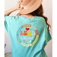 Groovy Lead Teacher Appreciation Back To School Women's Comfort Colors T-Shirt Back Print Chalky Mint