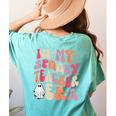 Groovy In My Spooky Teacher Era Halloween Party Boo Women's Comfort Colors T-Shirt Back Print Chalky Mint Groovy In My Spooky Teacher Era Halloween Party Boo Women's Comfort Colors T-Shirt Back Print Chalky Mint