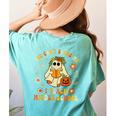 Halloween You Can't Scare Me I Teach Middle School Teacher Women's Comfort Colors T-Shirt Back Print Chalky Mint