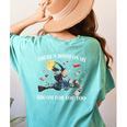 Halloween There's Room On My Broom For You Too Teacher Women's Comfort Colors T-Shirt Back Print Chalky Mint Halloween There's Room On My Broom For You Too Teacher Women's Comfort Colors T-Shirt Back Print Chalky Mint