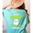 Halloween This Is My Scary Preschool Teacher Custome For Men Women Kids Women's Comfort Colors T-Shirt Back Print Chalky Mint Halloween This Is My Scary Preschool Teacher Custome For Men Women Kids Women's Comfort Colors T-Shirt Back Print Chalky Mint