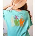Halloween SPED Teacher Boo In ASL Boo Hands Sign Language Women's Comfort Colors T-Shirt Back Print Chalky Mint