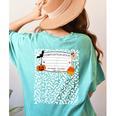 Halloween Teacher Composition Book Notebook Matching Group Women's Comfort Colors T-Shirt Back Print Chalky Mint Halloween Teacher Composition Book Notebook Matching Group Women's Comfort Colors T-Shirt Back Print Chalky Mint