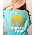 Halloween Teachers Science Math Teachers Love Brains Women's Comfort Colors T-Shirt Back Print Chalky Mint Halloween Teachers Science Math Teachers Love Brains Women's Comfort Colors T-Shirt Back Print Chalky Mint