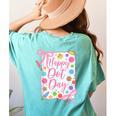Happy Dot Day Bow Coquette For Teacher Girls Women's Comfort Colors T-Shirt Back Print Chalky Mint Happy Dot Day Bow Coquette For Teacher Girls Women's Comfort Colors T-Shirt Back Print Chalky Mint