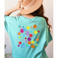 Happy Dot Day Colorful Polka Dot Art Teacher Student Kids Women's Comfort Colors T-Shirt Back Print Chalky Mint Happy Dot Day Colorful Polka Dot Art Teacher Student Kids Women's Comfort Colors T-Shirt Back Print Chalky Mint