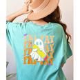 Happy Fri-Yay Friday Lovers Groovy Teacher Life Halloween Women's Comfort Colors T-Shirt Back Print Chalky Mint Happy Fri-Yay Friday Lovers Groovy Teacher Life Halloween Women's Comfort Colors T-Shirt Back Print Chalky Mint