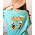 Haunted By 6-7 Halloween Math Teacher Joke Women's Comfort Colors T-Shirt Back Print Chalky Mint Haunted By 6-7 Halloween Math Teacher Joke Women's Comfort Colors T-Shirt Back Print Chalky Mint