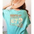 Haunted By 67 Halloween 67 Meme Six Seven Teacher Women's Comfort Colors T-Shirt Back Print Chalky Mint Haunted By 67 Halloween 67 Meme Six Seven Teacher Women's Comfort Colors T-Shirt Back Print Chalky Mint