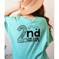 Hello On To 2nd Grade Teachers Boys And Team Secound Grade Women's Comfort Colors T-Shirt Back Print Chalky Mint Hello On To 2nd Grade Teachers Boys And Team Secound Grade Women's Comfort Colors T-Shirt Back Print Chalky Mint