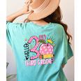 Hello 3rd Third Grade Back To School Pink Leopard Teacher Women's Comfort Colors T-Shirt Back Print Chalky Mint Hello 3rd Third Grade Back To School Pink Leopard Teacher Women's Comfort Colors T-Shirt Back Print Chalky Mint