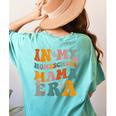 In My Homeschool Mama Era Mom Teacher Women's Comfort Colors T-Shirt Back Print Chalky Mint In My Homeschool Mama Era Mom Teacher Women's Comfort Colors T-Shirt Back Print Chalky Mint
