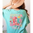 Howdy Pre-K Cowgirls Teacher Back To School Women's Comfort Colors T-Shirt Back Print Chalky Mint Howdy Pre-K Cowgirls Teacher Back To School Women's Comfort Colors T-Shirt Back Print Chalky Mint