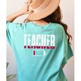 Humor Teacher Empty Battery Power Men Women Women's Comfort Colors T-Shirt Back Print Chalky Mint Humor Teacher Empty Battery Power Men Women Women's Comfort Colors T-Shirt Back Print Chalky Mint
