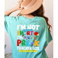 I'm Not Short I'm Pre-K Teacher Size Back To School Teacher Women's Comfort Colors T-Shirt Back Print Chalky Mint I'm Not Short I'm Pre-K Teacher Size Back To School Teacher Women's Comfort Colors T-Shirt Back Print Chalky Mint