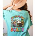 Inclusion Isn't Scary Ghost Mummy Halloween SLP Sped Teacher Women's Comfort Colors T-Shirt Back Print Chalky Mint Inclusion Isn't Scary Ghost Mummy Halloween SLP Sped Teacher Women's Comfort Colors T-Shirt Back Print Chalky Mint