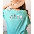 Inclusion Isn't Scary Slp Halloween Sped Teacher Ghost Mummy Women's Comfort Colors T-Shirt Back Print Chalky Mint Inclusion Isn't Scary Slp Halloween Sped Teacher Ghost Mummy Women's Comfort Colors T-Shirt Back Print Chalky Mint