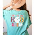 Infant Teacher Boo Crew Halloween Costume Women's Comfort Colors T-Shirt Back Print Chalky Mint