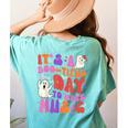 It's a Bootiful Day To Make Music Halloween Music Teacher Women's Comfort Colors T-Shirt Back Print Chalky Mint It's a Bootiful Day To Make Music Halloween Music Teacher Women's Comfort Colors T-Shirt Back Print Chalky Mint