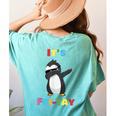 It's Fri-Yay Dabbing Penguin Friday Weekend Teacher Student Women's Comfort Colors T-Shirt Back Print Chalky Mint It's Fri-Yay Dabbing Penguin Friday Weekend Teacher Student Women's Comfort Colors T-Shirt Back Print Chalky Mint