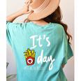 It's Fry Day Teacher Life Women's Comfort Colors T-Shirt Back Print Chalky Mint It's Fry Day Teacher Life Women's Comfort Colors T-Shirt Back Print Chalky Mint