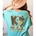 K Is For Kindergarten Teacher Coquette Bow Camo Women's Comfort Colors T-Shirt Back Print Chalky Mint K Is For Kindergarten Teacher Coquette Bow Camo Women's Comfort Colors T-Shirt Back Print Chalky Mint