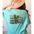 Kindergarten Camo Camouflage Boy Teacher Back To School Women's Comfort Colors T-Shirt Back Print Chalky Mint