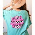 Kindergarten Teacher Women Checkered First Day Of School Women's Comfort Colors T-Shirt Back Print Chalky Mint Kindergarten Teacher Women Checkered First Day Of School Women's Comfort Colors T-Shirt Back Print Chalky Mint