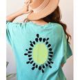 Kiwi Easy Costume Halloween Fruit Lover School Teacher Fun Women's Comfort Colors T-Shirt Back Print Chalky Mint Kiwi Easy Costume Halloween Fruit Lover School Teacher Fun Women's Comfort Colors T-Shirt Back Print Chalky Mint