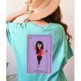 La Maestra Mexican Bingo Card Teacher Lottery Card Women's Comfort Colors T-Shirt Back Print Chalky Mint La Maestra Mexican Bingo Card Teacher Lottery Card Women's Comfort Colors T-Shirt Back Print Chalky Mint
