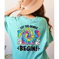 Let The Games Field Day Begin Tie Dye Adults Teacher Kids Women's Comfort Colors T-Shirt Back Print Chalky Mint Let The Games Field Day Begin Tie Dye Adults Teacher Kids Women's Comfort Colors T-Shirt Back Print Chalky Mint