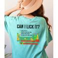 Can I Lick It Periodic Table Chart Science Teacher Women's Comfort Colors T-Shirt Back Print Chalky Mint Can I Lick It Periodic Table Chart Science Teacher Women's Comfort Colors T-Shirt Back Print Chalky Mint