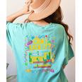 Can I Lick It Periodic Table Science Teacher Men Women Women's Comfort Colors T-Shirt Back Print Chalky Mint