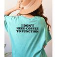 Lie Teacher Coffee Saying Humor School Women's Women's Comfort Colors T-Shirt Back Print Chalky Mint Lie Teacher Coffee Saying Humor School Women's Women's Comfort Colors T-Shirt Back Print Chalky Mint