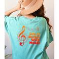 Life Is Better With Music Theory Musician Teacher Notes Clef Women's Comfort Colors T-Shirt Back Print Chalky Mint Life Is Better With Music Theory Musician Teacher Notes Clef Women's Comfort Colors T-Shirt Back Print Chalky Mint