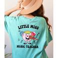 Little Miss Music Teacher Music Teacher Team Women's Comfort Colors T-Shirt Back Print Chalky Mint Little Miss Music Teacher Music Teacher Team Women's Comfort Colors T-Shirt Back Print Chalky Mint