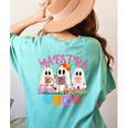Maestra Pantasmas Conchas Teacher Mexican Halloween Women's Comfort Colors T-Shirt Back Print Chalky Mint Maestra Pantasmas Conchas Teacher Mexican Halloween Women's Comfort Colors T-Shirt Back Print Chalky Mint