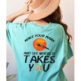 Make Mark Paintbrush International Dot Day Art Teacher Women's Comfort Colors T-Shirt Back Print Chalky Mint Make Mark Paintbrush International Dot Day Art Teacher Women's Comfort Colors T-Shirt Back Print Chalky Mint
