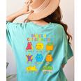 Math Cat Geometry Back To School Mathematics Teacher Women's Comfort Colors T-Shirt Back Print Chalky Mint Math Cat Geometry Back To School Mathematics Teacher Women's Comfort Colors T-Shirt Back Print Chalky Mint
