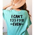 Math Teacher Can't Even Appreciation Science Day Women's Comfort Colors T-Shirt Back Print Chalky Mint Math Teacher Can't Even Appreciation Science Day Women's Comfort Colors T-Shirt Back Print Chalky Mint