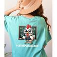 Math Teacher Chicken Mathemachicken Pun Women's Comfort Colors T-Shirt Back Print Chalky Mint Math Teacher Chicken Mathemachicken Pun Women's Comfort Colors T-Shirt Back Print Chalky Mint