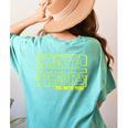Metaphors Be With You English Teacher Shirts T-Shirt Women's Comfort Colors T-Shirt Back Print Chalky Mint